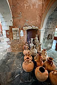 Hania - the Archaeological Museum, pointed amphorae dated from the 5th c. B.C. to the 3rd c. A.D. 